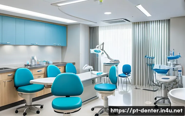 치과위생사 신입생을 위한 조언 - A bright and modern Brazilian dental clinic interior showing a well-organized workspace with sterili...